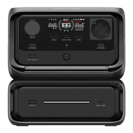 Power station EcoFlow River 3 Max + portable solar panel 220W Power station EcoFlow River 3 Max + portable solar panel 220W